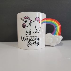Powered by Unicorn Farts Mug by BUGMOUTH INC
